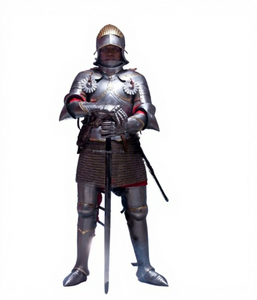 Kit d'armure gothique complet cotte de mailles bataille guerrier costume d'armure-chevalier acier costume 6 pieds armure Costume fonctionnel Antique costume - Product Image 1
