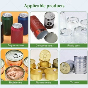 Machine manuelle à sceller les pots <span class=keywords><strong>de</strong></span> tomates sardines rondes petite bière <span class=keywords><strong>sous</strong></span> <span class=keywords><strong>vide</strong></span> non rotative avec fond tournant - Product Image 5