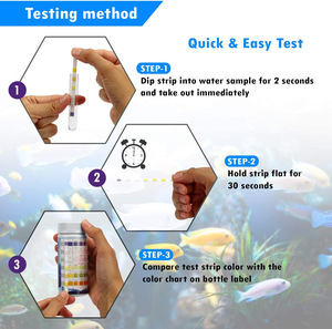 Bandelettes de test professionnelles <span class=keywords><strong>pour</strong></span> <span class=keywords><strong>piscine</strong></span> et spa W-7 <span class=keywords><strong>pour</strong></span> la détermination du chlore total, du chlore résiduel et de l'alcalinité totale – Test de la qualité de l'<span class=keywords><strong>eau</strong></span> - Product Image 5