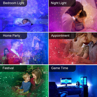 TSINYE-Projecteur de lumière de nuit LED RVB pour la chambre à coucher et le salon