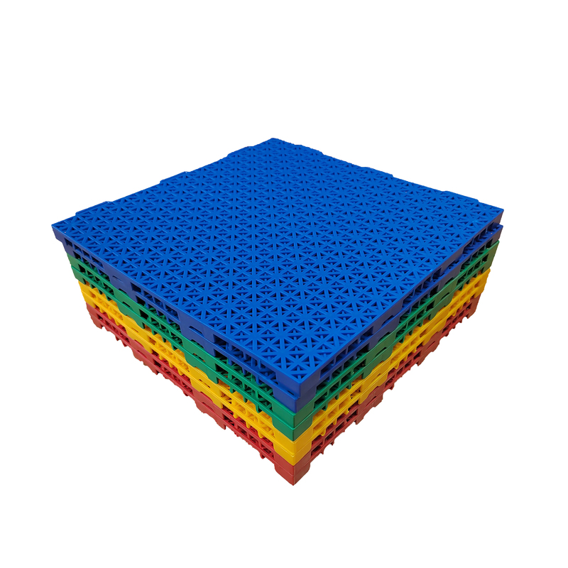 Sports Flooring Tiles Interlocking Roller Badminton