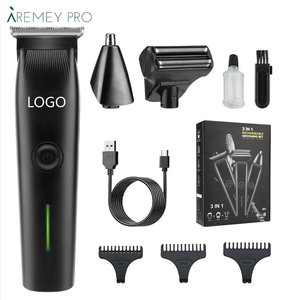 Kit de tondeuse à cheveux multifonctionnelle 3-en-1 pour hommes OEM USB Source d'alimentation remplaçable Type-C pour le toilettage des barbiers à domicile - Product Image 1