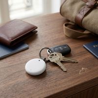 Traceur GPS AirTags mini rechargeable, étanche, petit format, micro-puce personnalisée, carte Mili, lot de 4, carte de crédit
