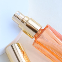 Vente en gros de flacons pulvérisateurs en verre colorés de 6 ml, mini flacons de parfum vides, contenants de voyage portables