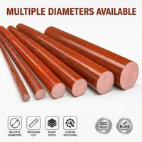 Textolite selon la norme GOST 2910-74 PFCC201 PF CC 203 3240 EPGC201 Barre en coton phénolique - Barre d'isolation électrique
