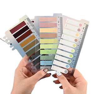 Colorful Pet <b>Sticky</b> <b>Notes</b> Set Cute Marker Plastic Memo Pad with Custom OEM Printed - Product Image 2