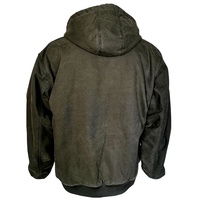 Veste de travail en coton pour hommes, tissu de canard surdimensionné, tissu robuste d'hiver