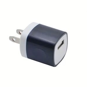 Mobile Phone 5V 1A 5W Single Port Cube Travel <b>USB</b> Charger Adapter US <b>Plug</b> <b>USB</b> Wall Charger Block for Phones - Product Image 3
