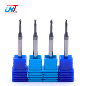 UNT Dụng Cụ Cắt <span class=keywords><strong>CNC</strong></span> Dụng Cụ Cắt Phay Đầu Cacbua Vonfram Rắn 2 Sáo HRC55/65/70 Cổ Dài Fresa - Product Image 1