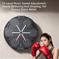 Machine de boxe musicale LED, entraîneur de réaction électronique mural en ABS pour adultes