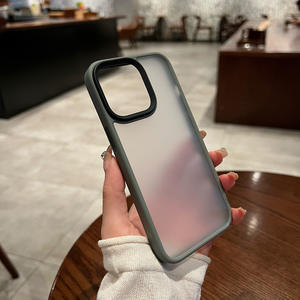Funda para Teléfono con Sensación de Piel para Apple 16 Pro Max, Mate Semitransparente para iPhone 17, Antihuellas, Protectora para 15 y 13 - Product Image 3