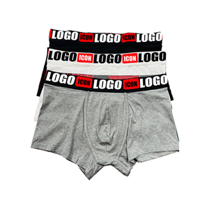 <b>Custom</b> ODM Private Label Quick Dry 100% Cotton <b>Boxer</b> Briefs Men | Moisture Wicking Plaid Pattern Comfortable Underwear Wholesale - Product Image 1