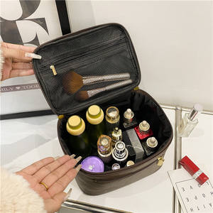 Fashion Hand Cosmetic <b>Bag</b> Large Capacity Cosmetic Storage Handbag Convenient <b>Wash</b> <b>Bag</b> <b>Travel</b> Ladies Cosmetic <b>Bag</b> <b>for</b> Women - Product Image 3