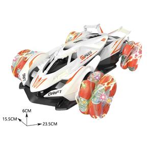 รถของเล่นบังคับวิทยุแบบหมุนได้ 360 องศา ขายส่ง ของเล่นเด็กขายดี รถบังคับดริฟท์ผาดโผนพร้อมไฟ - Product Image 3