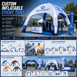 Tente gonflable personnalisée CATC, résistante aux intempéries, pour course de trail, ultra-marathon, point d'arrêt et station d'assistance - Product Image 5