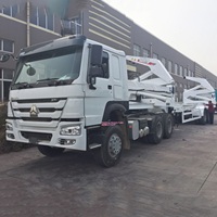 Chengda 20ft 40ft 37 tonnes côté chargeur conteneur remorque camion côté élévateur grue conteneur Transport côté ascenseur à vendre