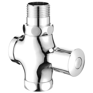 Valve de chasse d'eau manuelle murale à commande manuelle, économie d'eau, design minimaliste - Product Image 1