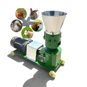 animal feed small chicken granulator machinery/flat die pellet mill feed pelletizer production line for pig
