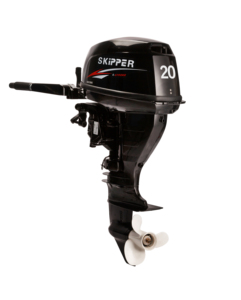 Moteur hors-bord manuel à essence 20 CV 4 temps à arbre long pour usage marin, neuf, fabriqué en Chine - Product Image 1