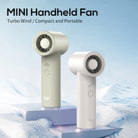 Ventilateur portable d'extérieur en plastique de haute qualité, 5W, moteur sans balais, rechargeable, trois vitesses, mains libres, version anglaise