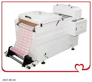 Worldcolor <span class=keywords><strong>2023</strong></span> meilleure vente imprimante DTF 2 têtes i3200-A1 imprimante DTF 24 pouces et secoueur de poudre tout en un - Product Image 3