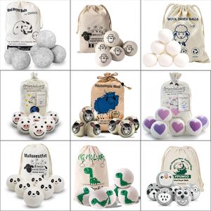 Bolas de Secado de Lana Orgánicas Reutilizables con Logotipo para Lavadora, Bolas de Fieltro para el Cuidado de la Ropa, Venta al Por Mayor Transfronteriza - Product Image 3