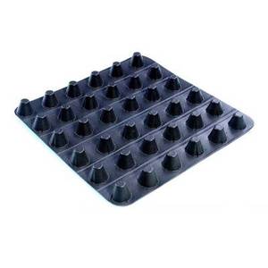 Planche de drainage en plastique HDPE gaufré, spécialement conçue pour l'aménagement vert des toits et les dalles de toiture de <span class=keywords><strong>garage</strong></span> - Product Image 2