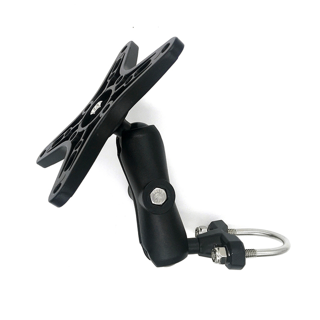 Multi-angle Portable Monitor Bracket Pipe Mount 1inch Ubolt Ball Base Vesa 75 * 75 Bracket in Car Holder Vesa Mount for asus