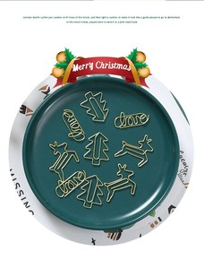 Ánh Sáng Sang Trọng Sáng Tạo Giấy Hình Đặc Biệt Clip Giáng Sinh Nai Sừng Tấm Cây Giáng Sinh Vàng Tình Yêu Văn Phòng Phẩm Kết Hợp Clip Giấy - Product Image 2