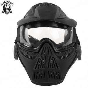Masques intégraux de protection pour le tir à l'arc CS, casque noir pour le combat, accessoires de masquage pour le paintball et le tir à l'arc - Product Image 3