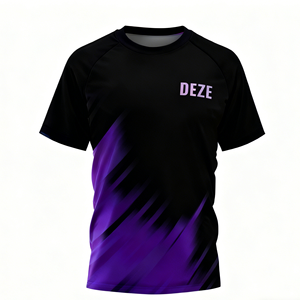 เสื้อยืด ZEDE แบบกำหนดเองได้สำหรับทุกเพศ พิมพ์ลายตามสั่ง แห้งเร็ว เสื้อผ้ากีฬา ชุดยูนิฟอร์ม แขนสั้น สำหรับผู้ใหญ่ เสื้อยืดวิ่ง - Product Image 2