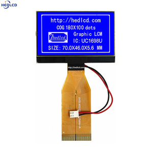 ขายโรงงาน3.0นิ้ว70*46มม. 180*100 180x100กราฟิกโมดูลจอแสดงผล LCD แผงหน้าจอที่มีอินเตอร์เฟซ UC1698ขนาน - Product Image 3