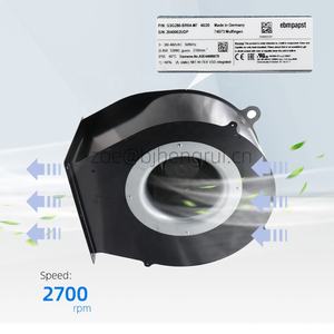 Ventilateurs de refroidissement centrifuges Siemens ebmpapst G3G280-BR04-M7 400V AC 530 W 2700RPM 280mm IP55 M3G084-DF pour moteur de broche servo - Product Image 3