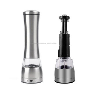 <span class=keywords><strong>Amazon</strong></span> fournisseur En Gros En Acier Inoxydable Shaker Électrique Poivre et Moulin À Sel, Batterie À Poivre et Moulin À Sel - Product Image 1
