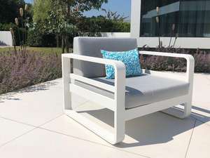 โรงงานอลูมิเนียมเฟอร์นิเจอร์สวนกลางแจ้งผู้ผลิต Garden ชุดอลูมิเนียมกลางแจ้งโซฟาชุด - Product Image 3