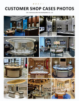 Comptoirs de présentation pour magasins de détail, vitrine à bijoux, présentoir en verre pour montres et parfums avec rangement, éclairage LED, aménagements intérieurs de boutique