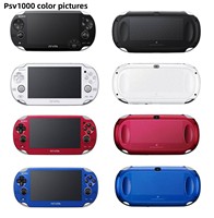 Console de jeu WiFi PS Vita PSV1000/PSV2000 authentique rose rouge métal argenté