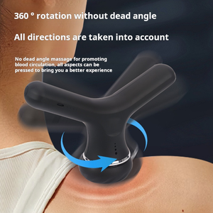 Mini pistola de masaje giratoria de 360 ° Herramienta de masaje muscular corporal de tejido profundo 2025 con <span class=keywords><strong>4</strong></span> - Product Image 3