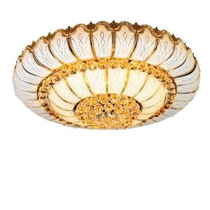 Offre Spéciale rond LED plafonniers en cristal salon design de luxe plafonniers en or - Product Image 6