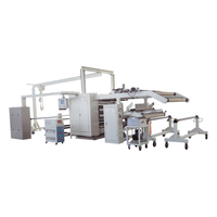 Machine de laminage électrique de tissu à film avec colle thermofusible PUR et emballage en bois pour textiles