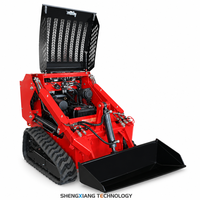 Harga Terbaik Compact Skid Steer Loader T480 Diesel Euro 5 Emission dengan Quick Attach Bucket Dijual di Alibaba International