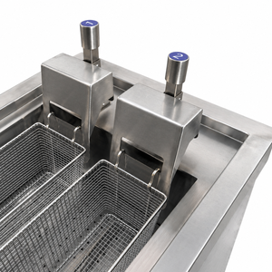 <span class=keywords><strong>Friteuse</strong></span> à <span class=keywords><strong>induction</strong></span> professionnelle en acier inoxydable robuste avec fonction de levage automatique, capacité du réservoir de 38 L, équipement de restauration électrique - Product Image 5
