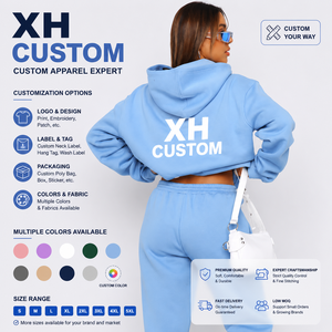 High Quality 3d Puff Print 300 500 Gsm Heavyweight Cotton Oversized Hoodie Custom Logo Heat Transfer Puff Printing Women Hoodies - Product Image 3