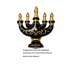 Palloncini in Foil 'Felice <span class=keywords><strong>Anno</strong></span> Nuovo' Grandi, Decorazioni per Festa di Capodanno 2027 - Product Image 3