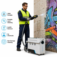Le plus récent modèle Pulse Cleaner refroidissement par air rouille peinture huile bois pierre 100w Jpt Mopa nettoyage Laser Machine de nettoyage