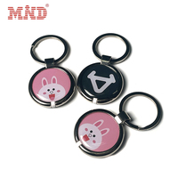 Porte-clés en métal personnalisé Vente en gros Porte-clés porte-clés en métal époxy intelligent