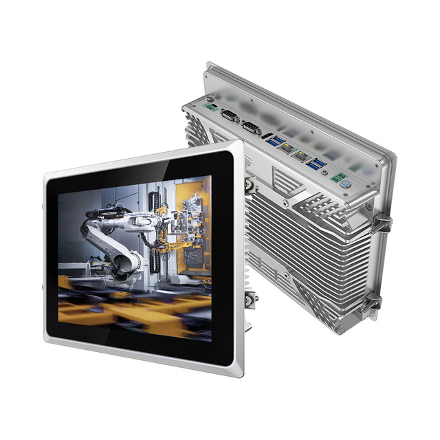 12.1 Inch Fanless Resistive Touch Screen Pharmaceutical Equipment Tempered Glass Wide Voltage DC12V HD Port Industrial Panel PC