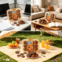 Biscuits personnalisés avec logo OEM, marque privée pour les propriétaires de marques, biscuits aux pépites de chocolat double