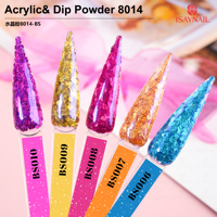 Poudre acrylique 16 couleurs pour salon de manucure, étiquette privée personnalisée, poudre à paillettes brillante