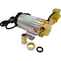 Pompa Booster Air Stainless Steel untuk Pipa Air 220v, Pompa Peningkat Tekanan Air Mini untuk Rumah, untuk Tekanan Air Shower
